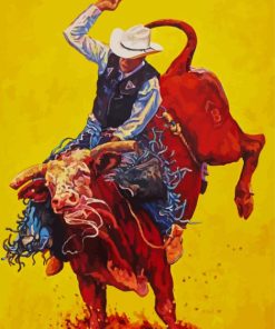 Cowboy Rodeo Paint By Number