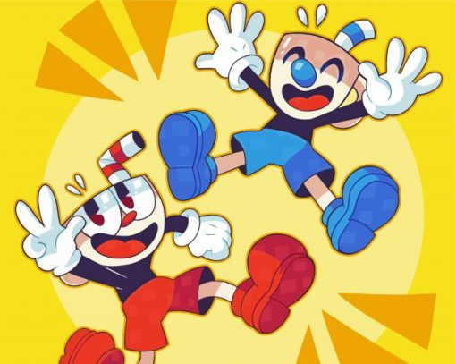 Cuphead Game Paint By Number