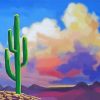 Desert Cactus paint by numbers