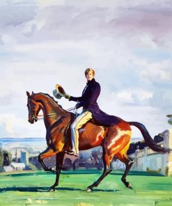 Equestrian Horse Rider paint by numbers