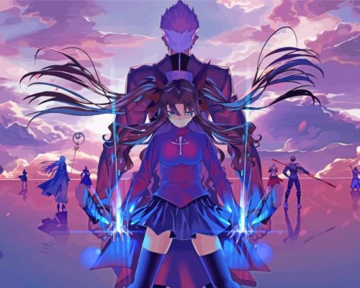 Fate Stay Night VideoGame Paint By Number