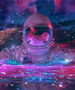 Floating in Space paint by numbers