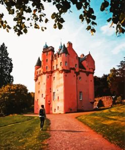 Follow Me to Craigievar Castle Alford paint by numbers