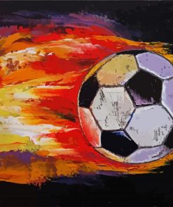 Football Art paint by numbers