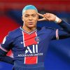 Footballer Kylian Mbappé paint by numbers