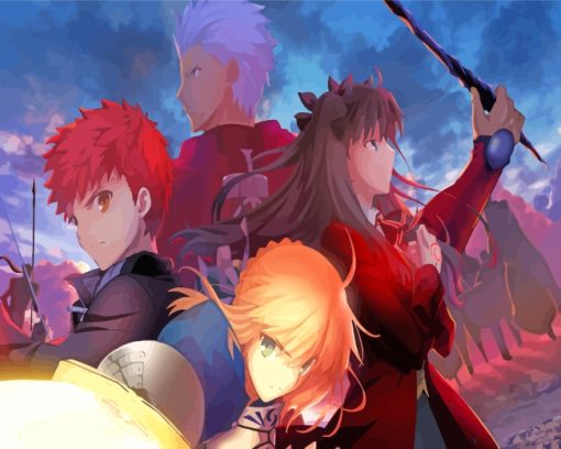 Game Fate Stay Night Paint By Number