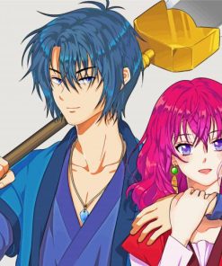 Hak Son and Yona paint by numbers