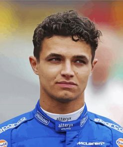 Handsome Lando Norris Paint By Number