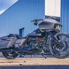 Harley Davidson Road Glide paint by numbers