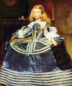 Infanta Margarita Portrait Velazquez Art paint by numbers