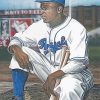 Jackie Robinson Montreal Royals paint by numbers