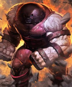 Juggernaut Marvel Hero paint by numbers