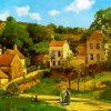 The Hermitage at Pontoise Pissarro Art Paint By Number