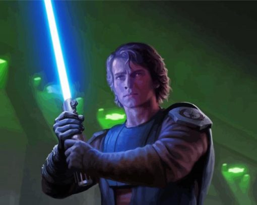 Luke Skywalker Starwars Paint By Number