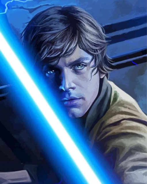 Luke Skywalker paint by numbers