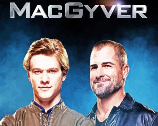 Macgyver Poster Paint By Number