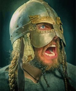 Mad Viking Man Paint By Number