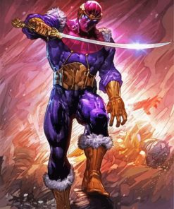Marvel Zemo paint by numbers