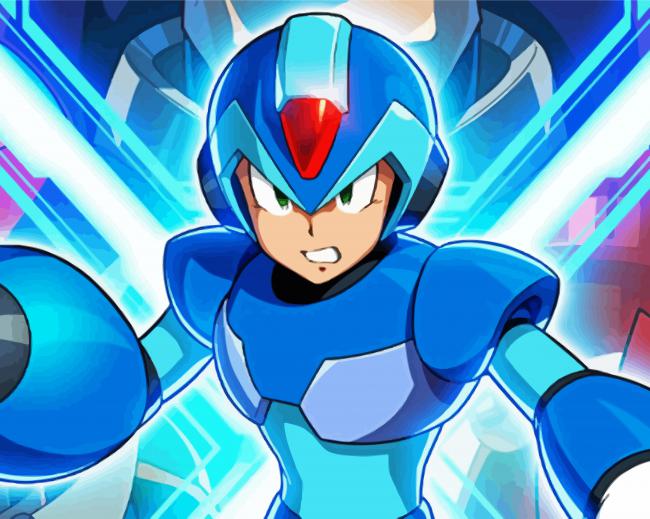 Mega Man Animation Paint By Number