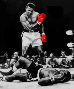 Muhammad Ali Knock Out Paint By Number
