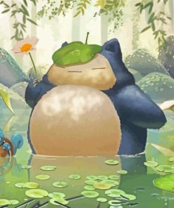 My Neighbor Snorlax Paint By Number