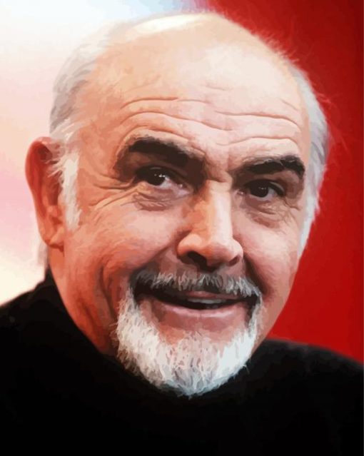 Old Sean Connery paint by numbers