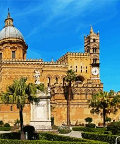 Palermo Cathedral paint by numbers
