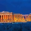 Parthenon Athens Greece paint by numbers