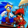 Pirate Sonic paint by numbers