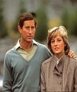 Prince Charles And Princesse Diana Paint By Number