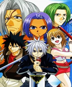 Rave Master Manga Series Paint By Number