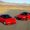 Red Acura NSX Paint By Number