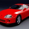 Red Mazda MX 5 Miata Car Paint By Number