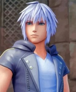 Riku Game Character paint by numbers