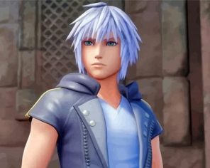 Riku Game Character paint by numbers