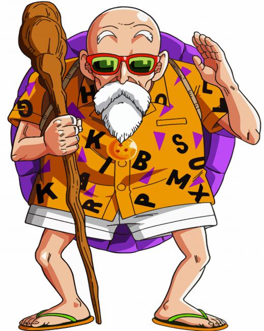 Roshi paint by numbers