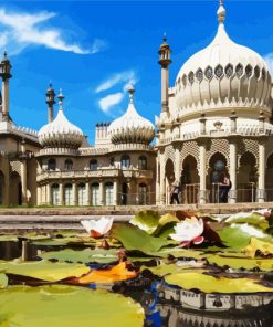 Royal Pavilion Brighton Buildings paint by numbers