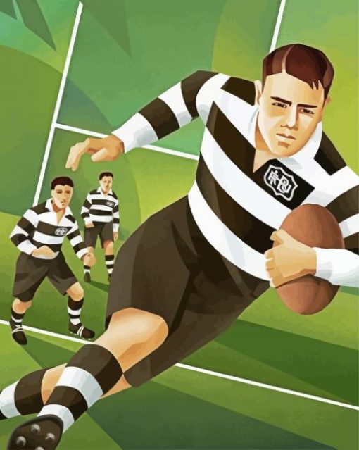 Rugby Sport Paint By Number