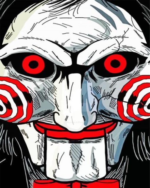 Billy The Puppet Art Paint By Number