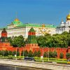 Moscow Kremlin Russian paint by numbers