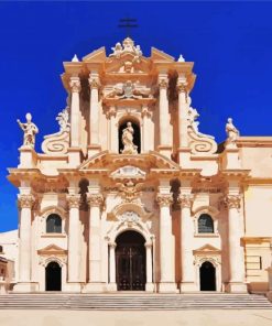 Sicilia Cathedral of Syracuse paint by numbers