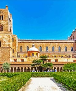 Sicilia Cattedrale di Monreale paint by numbers