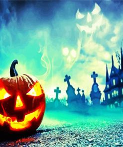 Spooky Halloween Pumpkin Paint By Number