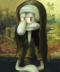 Squidward Mona Lisa Paint By Number