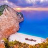 Sunset Navagio Zakynthos paint by numbers