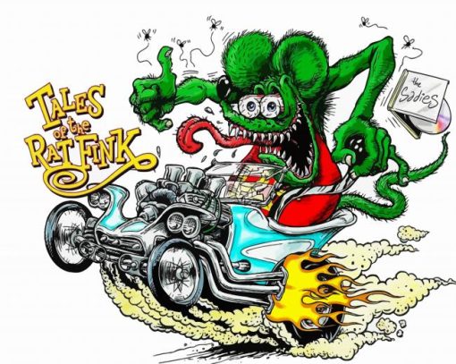 Tales of The Rat Fink paint by numbers