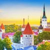 Tallinn Estonia paint by numbers