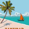 Tanzania Zanzibar Poster paint by numbers