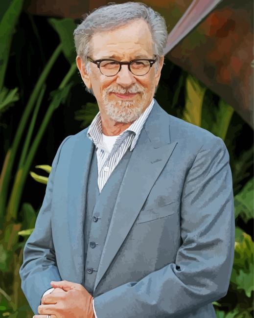 The American Film Director Steven Spielberg paint by numbers