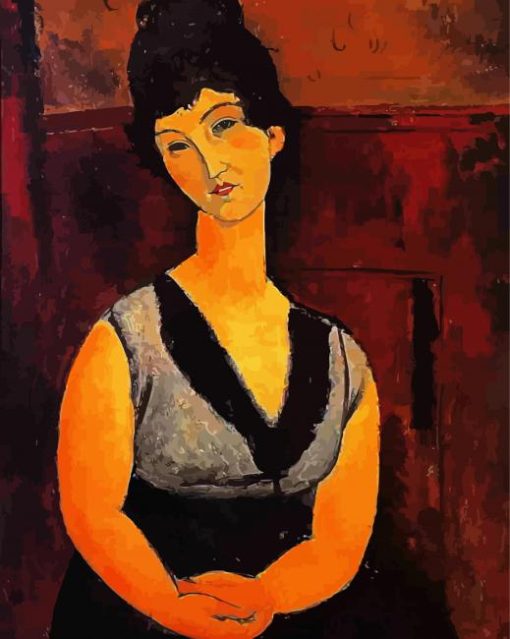 The Beautiful Confectioner By Modigliani Paint By Number